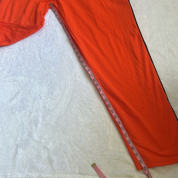 NWT Y2K VTG Mens Bright Breakaway‎ Streetwear Athletic Gym Joggers USA XL Orange - Picture 10 of 10
